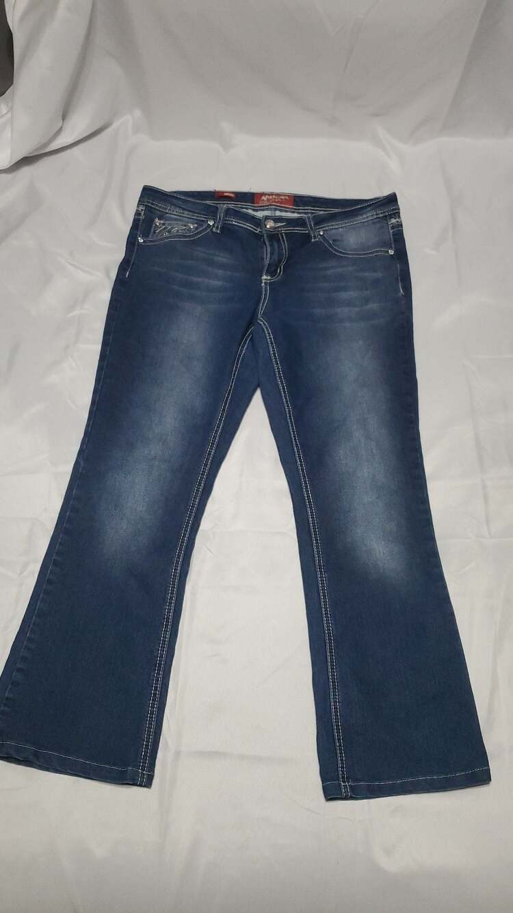 Arizona Jean Co. Plus Size 16.5 Embellished Bootcut Jeans